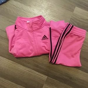 12 month girls adidas track suit